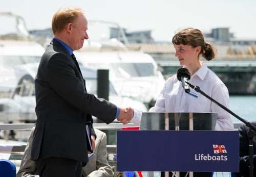 George Rawlinson and Rachel Fairhurst ©  Nathan Williams / RNLI http://rnli.org/